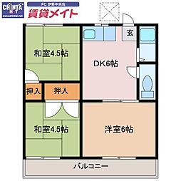 近鉄山田線 伊勢市駅 徒歩12分 2階/-