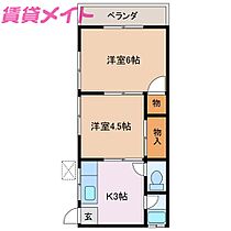 三重県伊勢市勢田町（賃貸アパート2K・2階・29.20㎡） その2