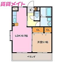 三重県多気郡明和町大字佐田（賃貸マンション1LDK・2階・40.80㎡） その2