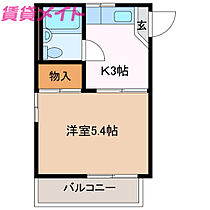 コーポロイヤル  ｜ 三重県伊勢市大世古1丁目（賃貸アパート1K・2階・20.00㎡） その2