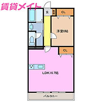 伊勢スカイマンション  ｜ 三重県伊勢市岩渕3丁目（賃貸マンション1LDK・3階・50.20㎡） その2