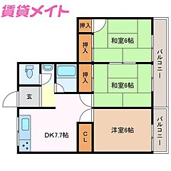 物件の間取り