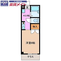 JR参宮線 五十鈴ケ丘駅 徒歩7分 1階/-