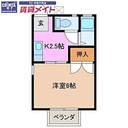 JR参宮線 五十鈴ケ丘駅 徒歩28分 2階/-