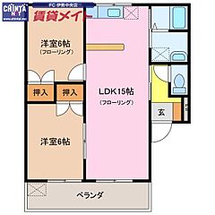 物件の間取り
