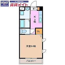 近鉄山田線 明野駅 徒歩3分 3階/-
