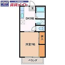 近鉄山田線 漕代駅 徒歩27分
