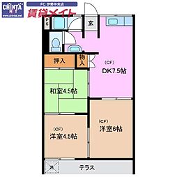 JR参宮線 五十鈴ケ丘駅 徒歩12分 1階/-