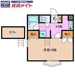 近鉄鳥羽線 宇治山田駅 徒歩14分 2階/-