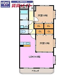 近鉄山田線 明野駅 徒歩8分