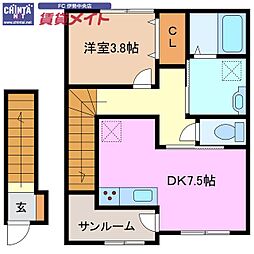近鉄山田線 伊勢市駅 徒歩24分 2階/-