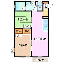 三重県津市白塚町（賃貸アパート2LDK・1階・43.00㎡） その2