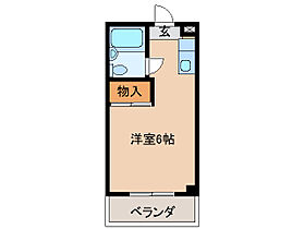 三重県津市江戸橋１丁目（賃貸マンション1R・3階・13.77㎡） その2