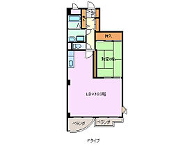 三重県津市丸之内養正町（賃貸マンション1LDK・4階・55.65㎡） その2