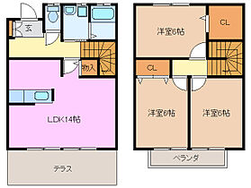 三重県津市藤方（賃貸アパート3LDK・1階・78.93㎡） その2