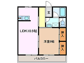 三重県津市一身田中野（賃貸アパート1LDK・2階・43.00㎡） その2