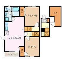 三重県津市藤方（賃貸アパート2LDK・2階・65.14㎡） その2