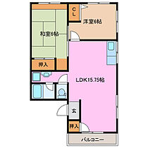 三重県津市長岡町（賃貸アパート2LDK・1階・57.65㎡） その2