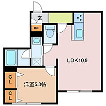 三重県津市栄町４丁目（賃貸アパート1LDK・1階・42.58㎡） その2