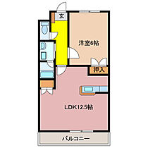 三重県津市江戸橋２丁目（賃貸マンション1LDK・2階・42.60㎡） その2