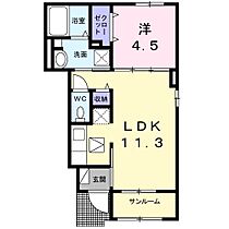 三重県津市栗真町屋町（賃貸アパート1LDK・1階・40.03㎡） その2