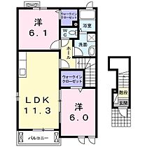 三重県津市津興（賃貸アパート2LDK・2階・57.63㎡） その2