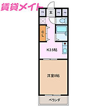 サンロイヤル大門  ｜ 三重県津市大門（賃貸マンション1K・2階・31.04㎡） その2