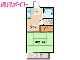 リソーハイツ  ｜ 三重県津市白塚町（賃貸アパート1K・1階・23.18㎡） その2