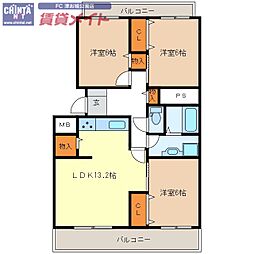 間取図画像 3LDK