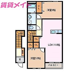 リベルテ南浦 2階