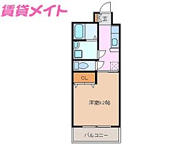 シンフォニー上浜  ｜ 三重県津市上浜町3丁目（賃貸マンション1K・2階・31.68㎡） その2