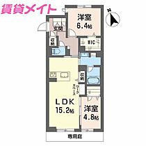 シャーメゾンW  ｜ 三重県津市南丸之内（賃貸マンション1LDK・3階・68.08㎡） その2