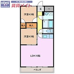 🉐敷金礼金0円！🉐リパルティーレ津新町　B棟