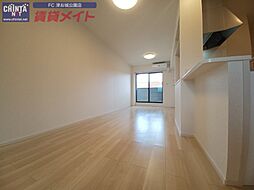 シェルト　クレーテ津　Ａ 2階2LDKのリビング/ダイニング