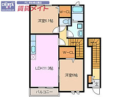 エーデルアンジュ A 2階