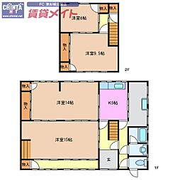 🉐敷金礼金0円！🉐萩野貸家
