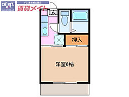 コーポ香雲 2階/-