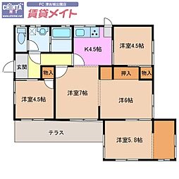🉐敷金礼金0円！🉐白塚町U様貸家