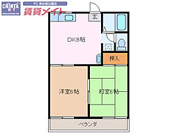 サニーライフ栗真三重大学前 2階/-