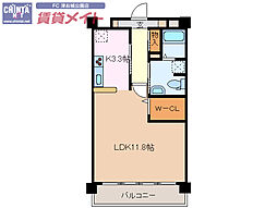栗真MSビル 3階/-
