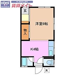 本町アパート 1階/-