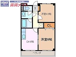リンピア桜橋 2階/-