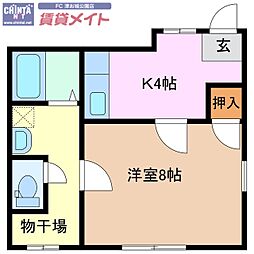 コーポ大里I 2階/-