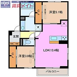 プレジール 2階