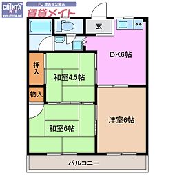 津高東ハイツ 1階/-