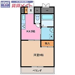 アーバンヒルズ津 3階/-
