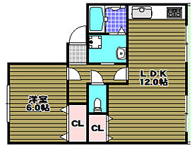 タウニィハイツ金剛  ｜ 大阪府大阪狭山市半田3丁目（賃貸アパート1LDK・2階・43.74㎡） その2