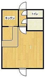 田沼スカイハイツの間取図画像