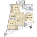 ローレルコート平和大通り7階14.8万円