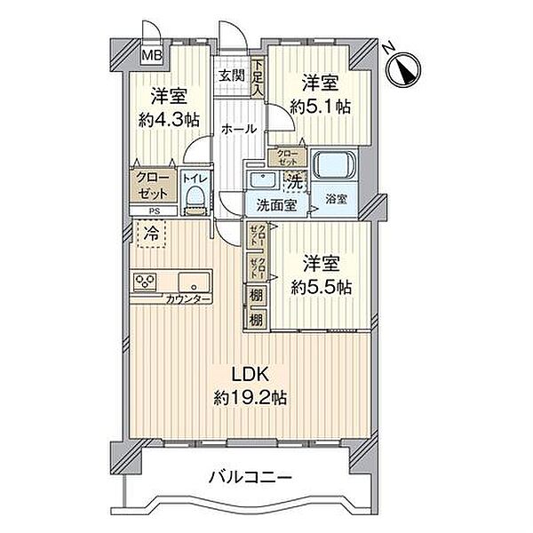 間取りを拡大表示